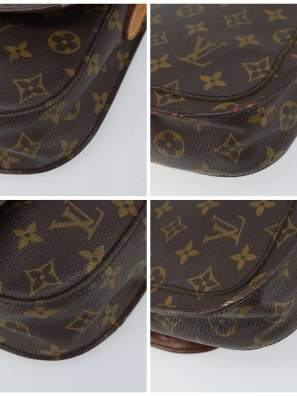 LOUIS VUITTON Monogram Saint Cloud MM Shoulder Bag M51243 LV Auth 166526 - Picture 16 of 16